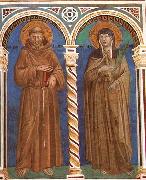 GIOTTO di Bondone, Saint Francis and Saint Clare